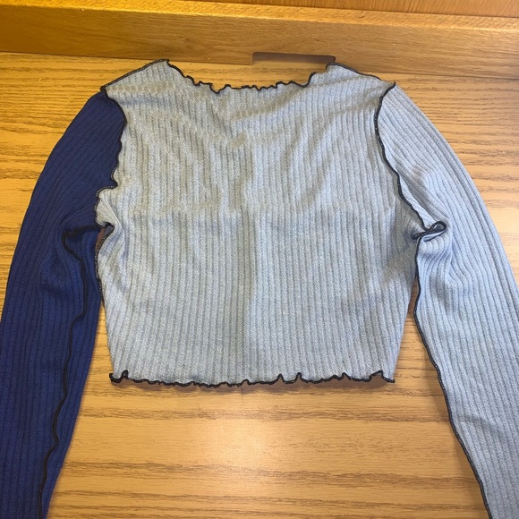 SHEIN Two Tone Shirt - Picture 2 of 2